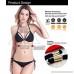 Cloris Murphy Womens Brazilian Bikini Swimsuit Swimwear Metallic Gold With Wonder Push Up Padded B00C18E5PA